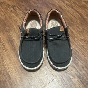 Hey Dude Charcoal Kids Slip on shoes